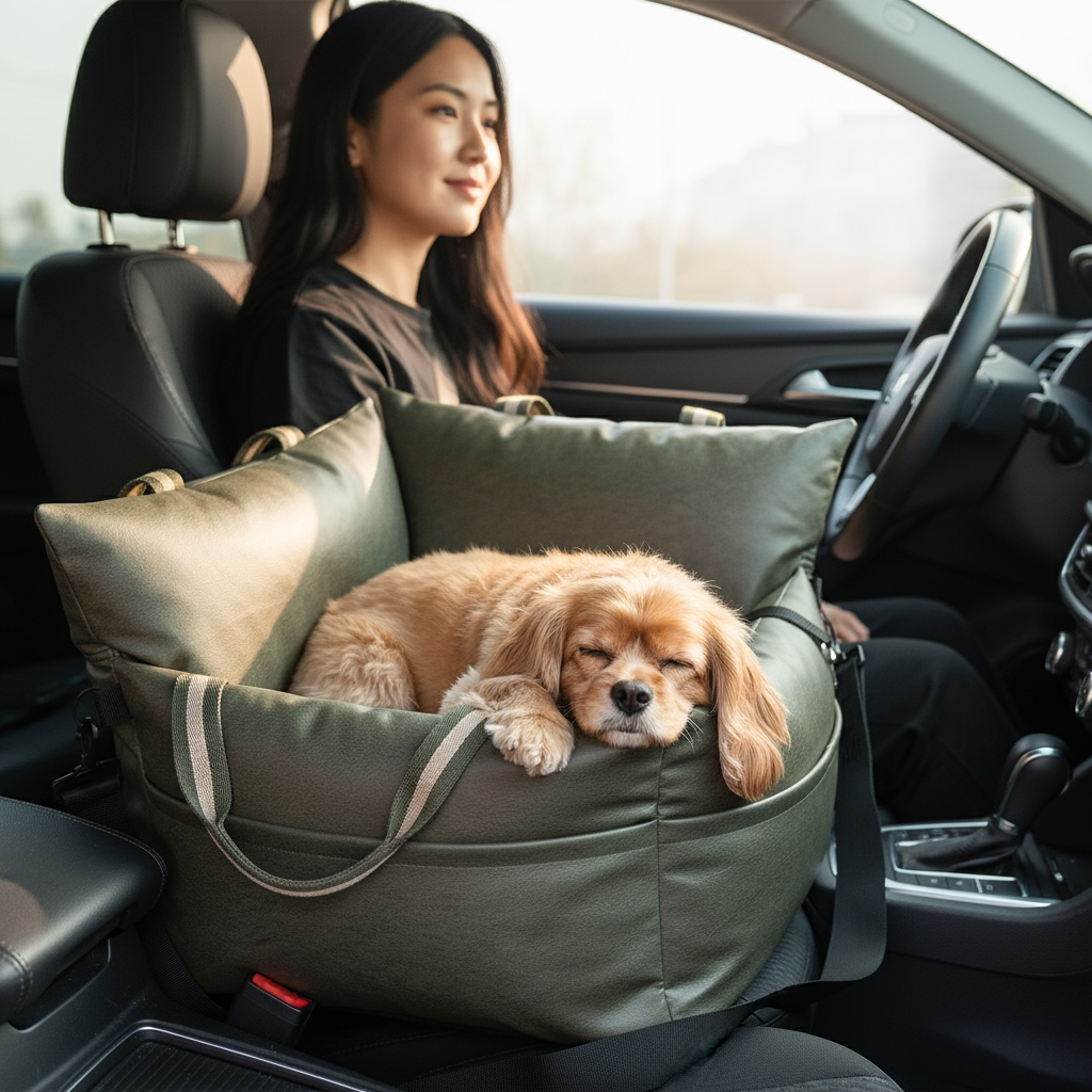 🐾 Luxury Pet Home & Car Seat – Safety, Comfort & Style