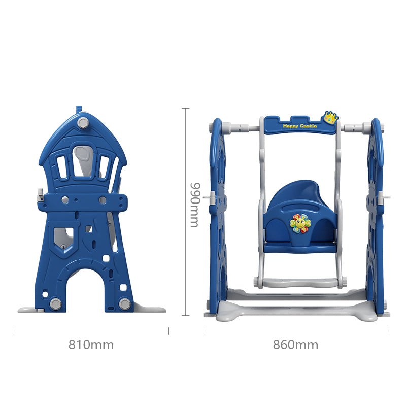 Forest-style Playpen Activity Centre with slide, swing, rocking horse and more! 2.05 metres wide by 1.64 metres deep.