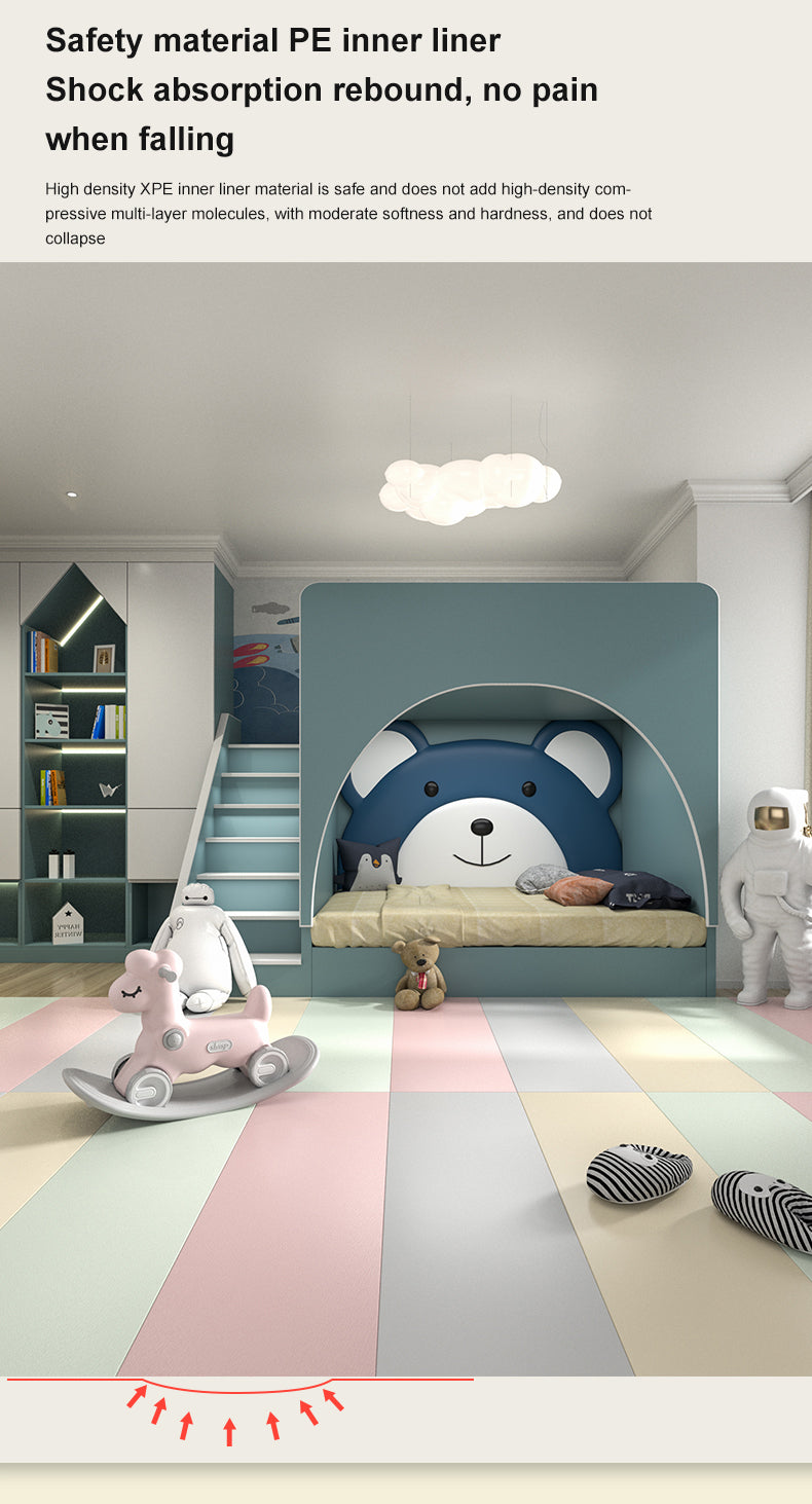 Kids Space playpen with slide swing and easel entertainment fun and rocking horse 180*200cm