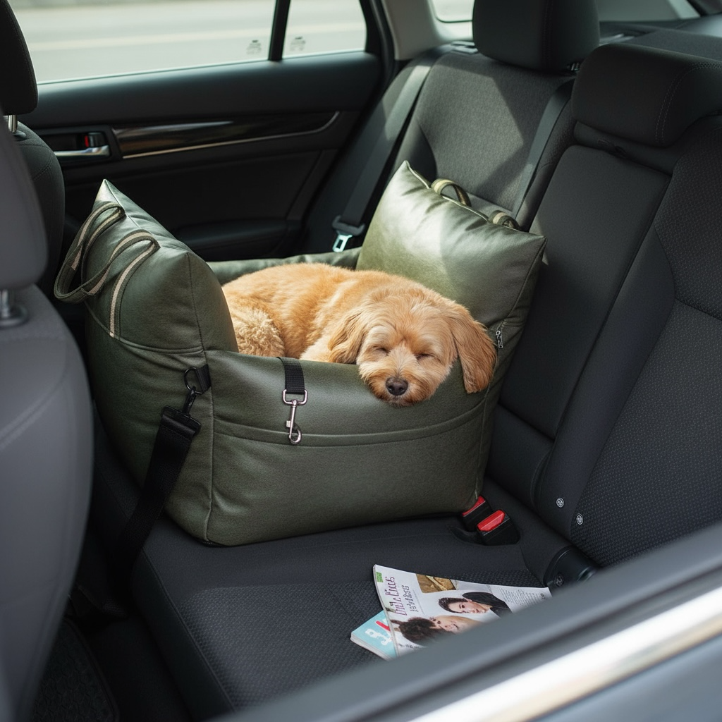 🐾 Luxury Pet Home & Car Seat – Safety, Comfort & Style