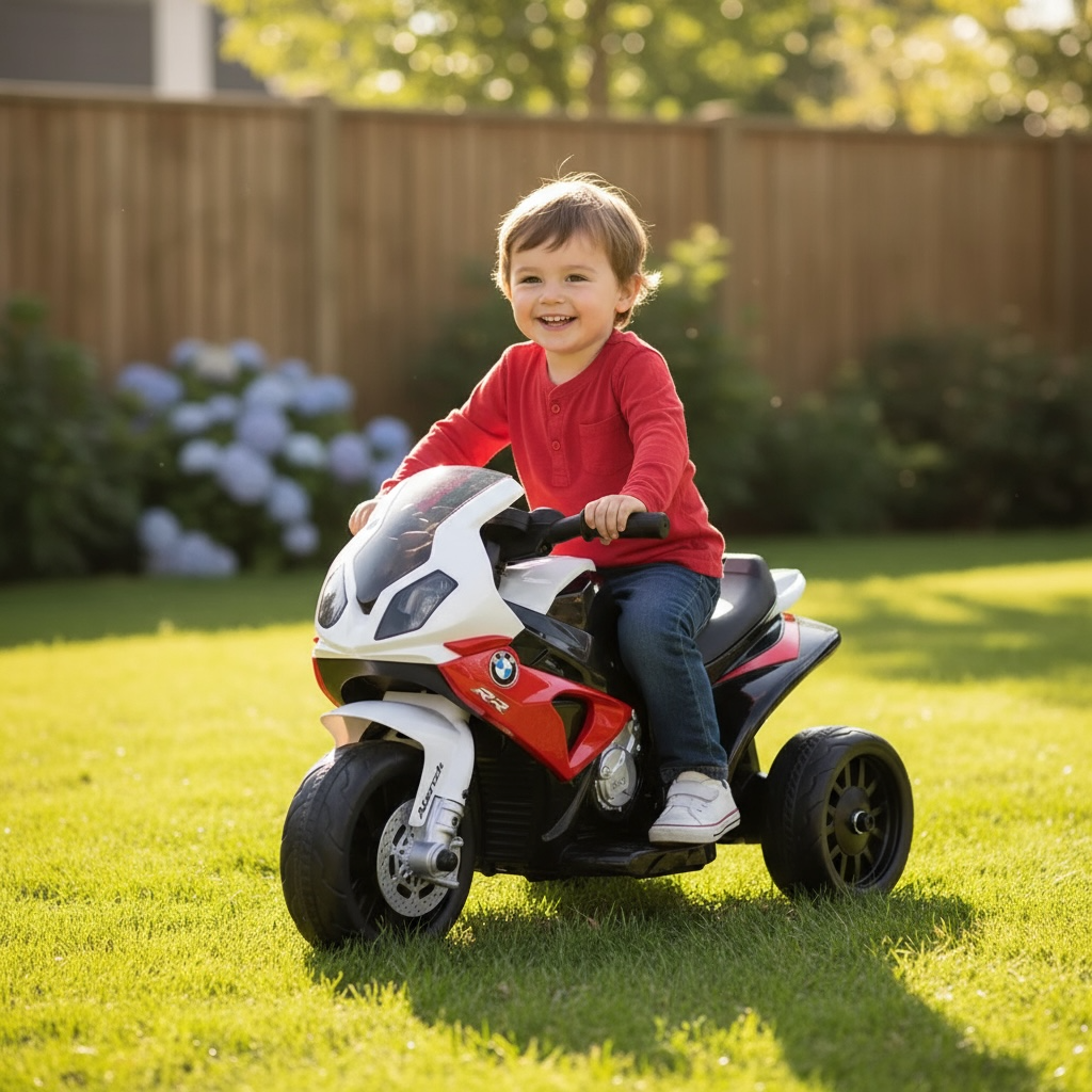 Red Licensed BMW s1000RR Kids Electric Mini Motorcycle