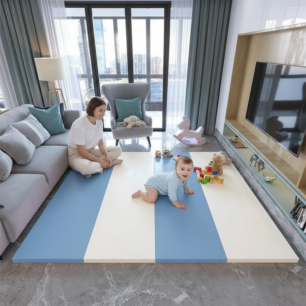 π Premium PU Baby Play Mat β Safe, Foldable & Waterproof