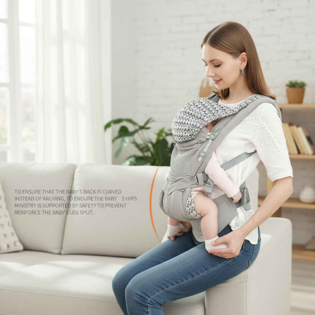 👶 Ergonomic All-in-One Baby Carrier – Comfort, Safety & Style