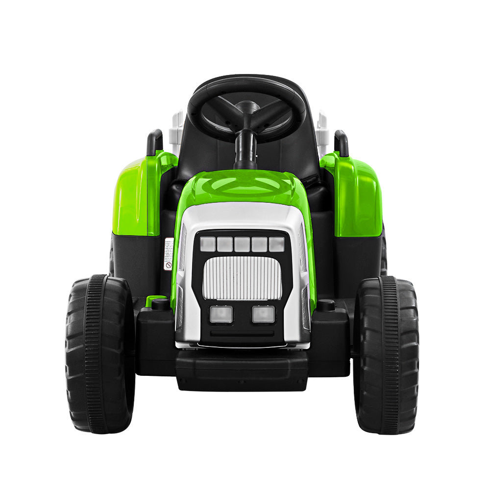 Electric Ride On Car Rigo Kids Ride On Cars Tractor Toy 12V Green