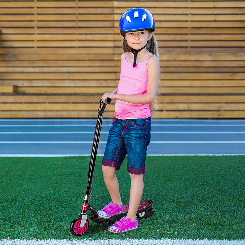 BULLET ZPS Kids Electric Scooter 140W Children Toy Pink Girls Battery Ride - Micky Mart