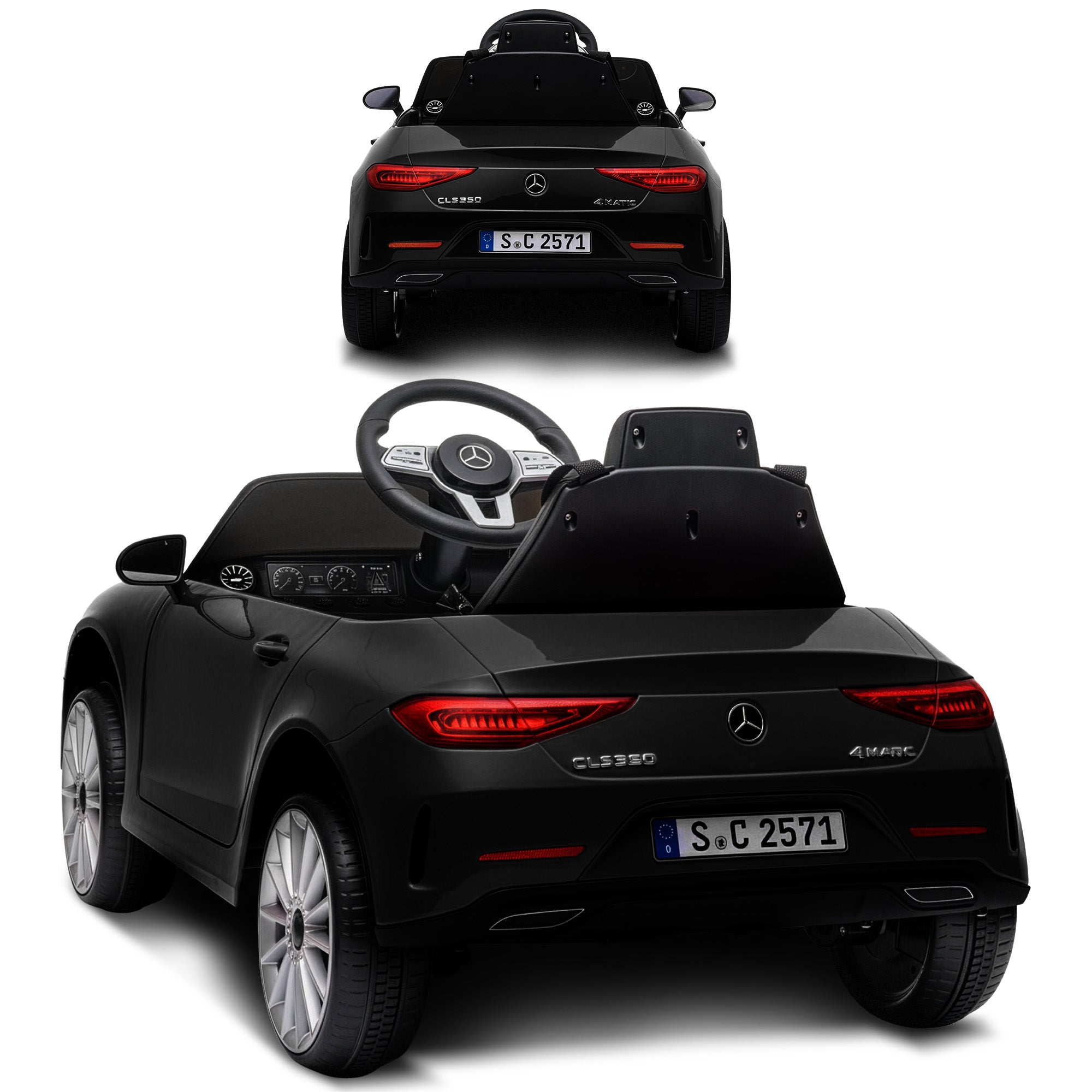Kahuna Mercedes Benz CLS 350 Kids Electric Ride On Car with Remote Control - Black