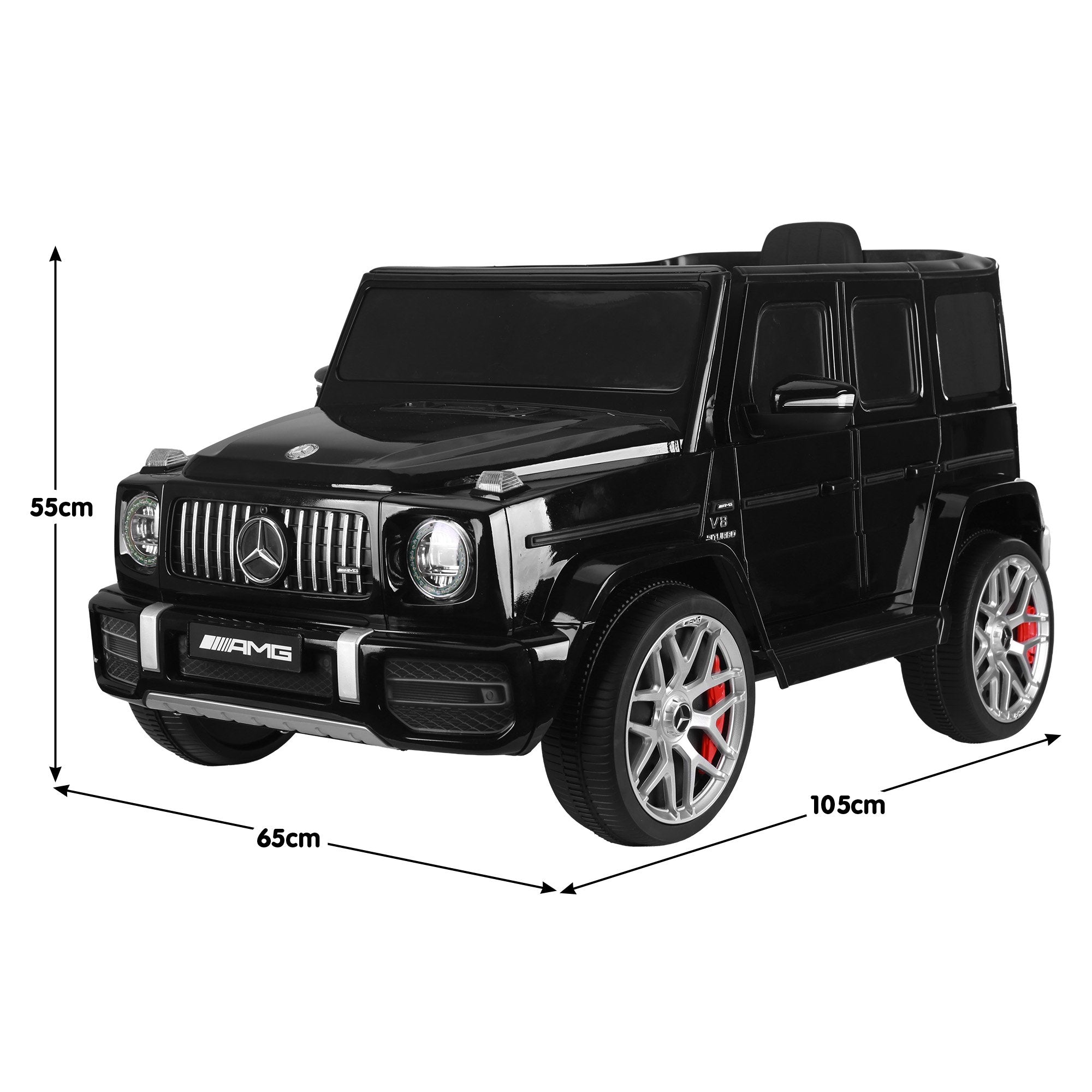 Kahuna Mercedes Benz AMG Licensed G63 Kids Electric Ride On Car Remote Control Dual 25W Motors Music Player LED Lights