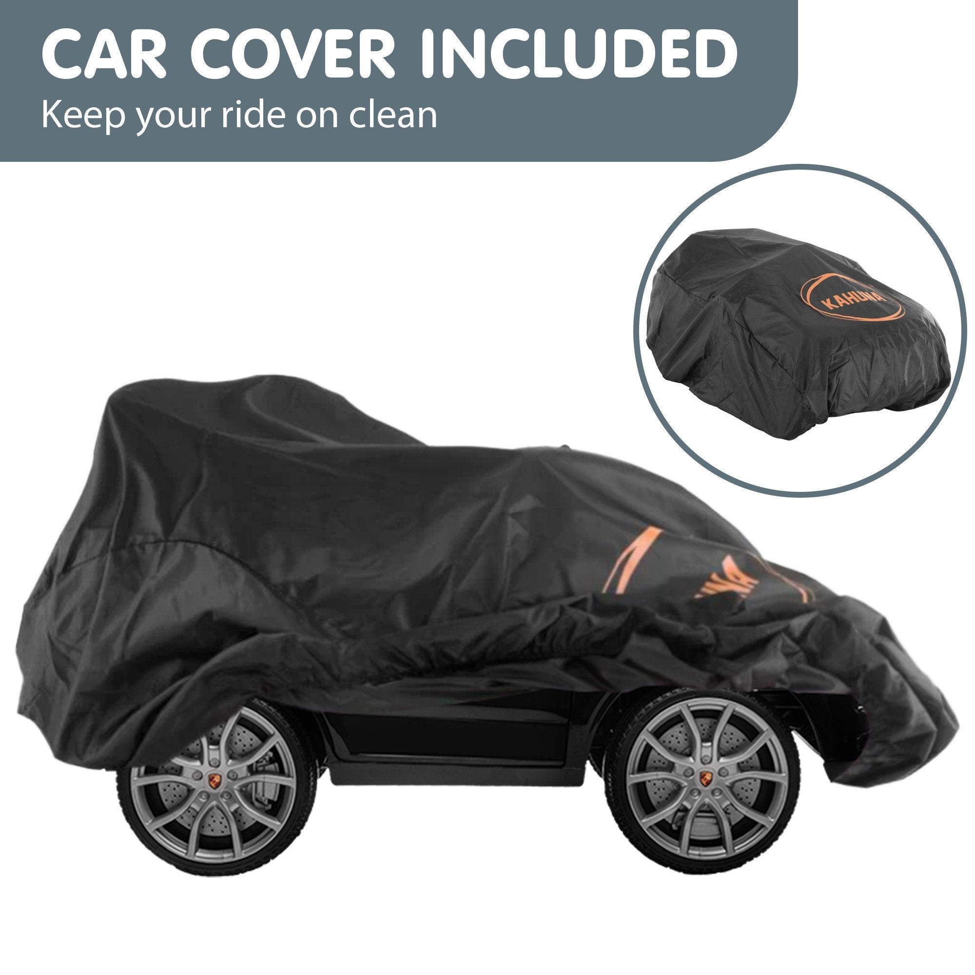 Kahuna Porsche Cayenne E Hybrid Coupe Licensed Kids Electric Ride On Car w/Remote Control 50W Dual Motors Speed Settings