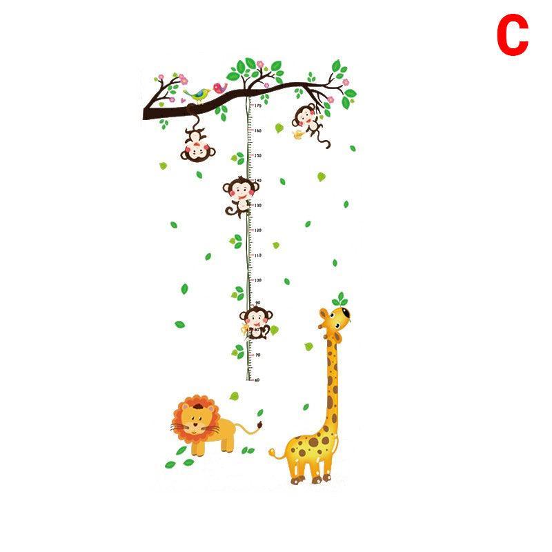 Removable Wall Height Chart Sticker Growth Measurement Ruler Decal for Wall Decor - C