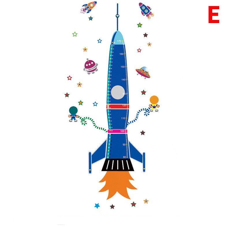 Removable Wall Height Chart Sticker Growth Measurement Ruler Decal for Wall Decor - B