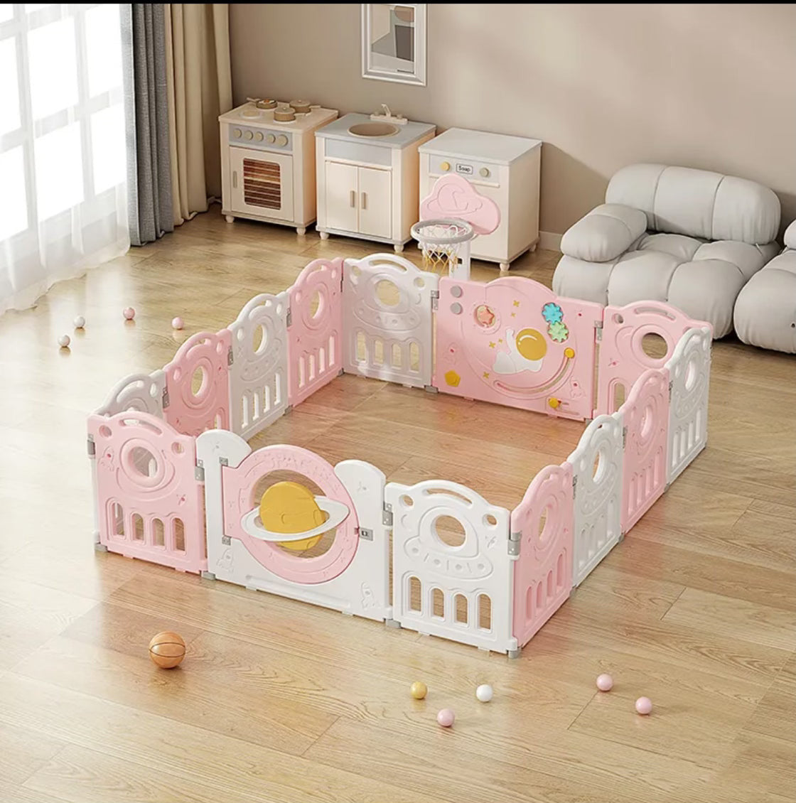 Kids Space playpen 180*200cm activity Centre - Micky Mart