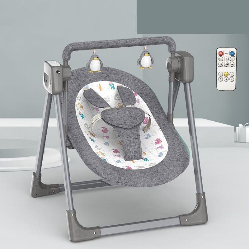 Electric Swing portable foldable cradle bed with wireless Bluetooth multifunctional baby bed - Micky Mart