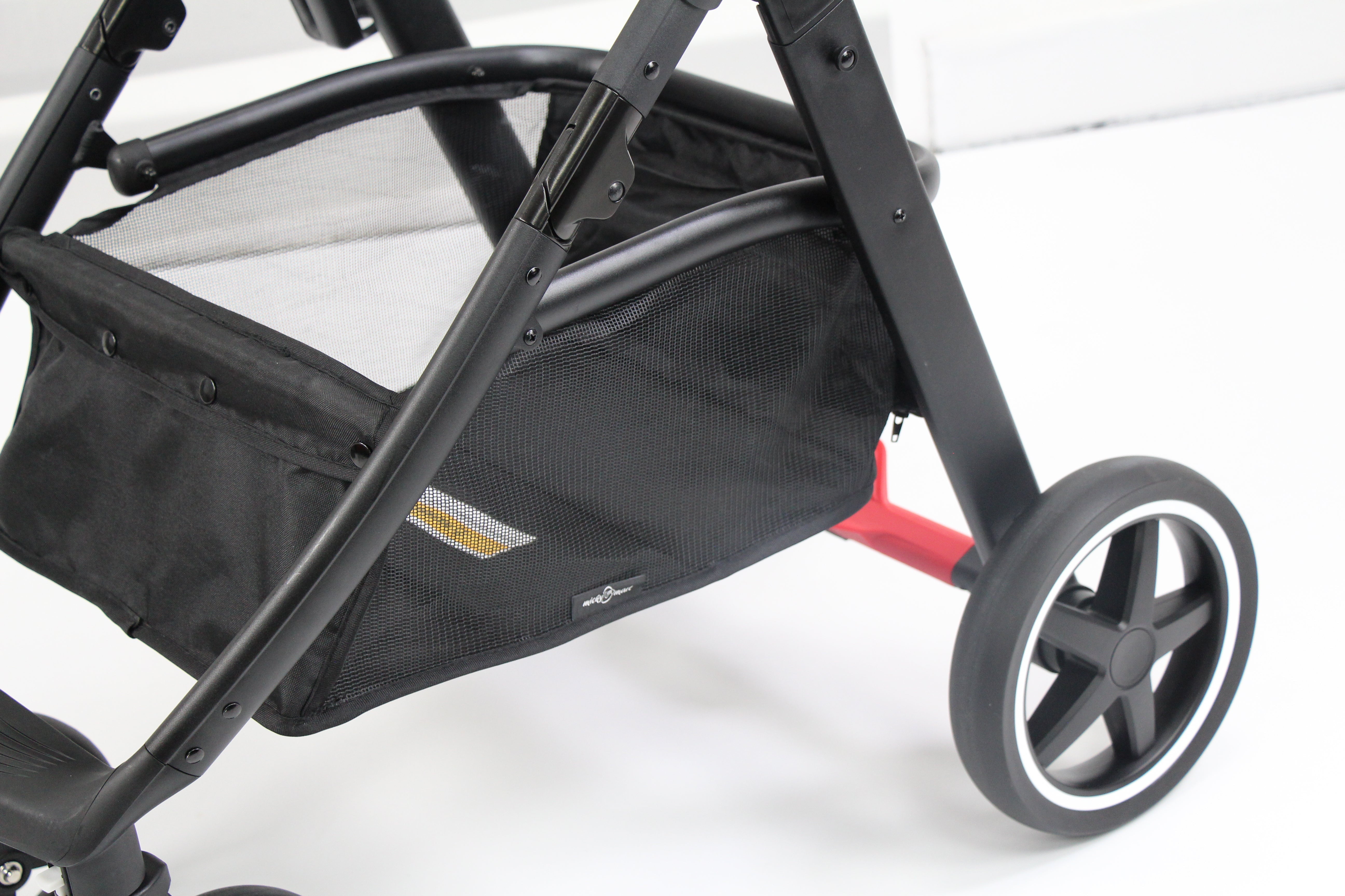Baby pram / stroller 2 in 1 convertible - grey - Micky Mart