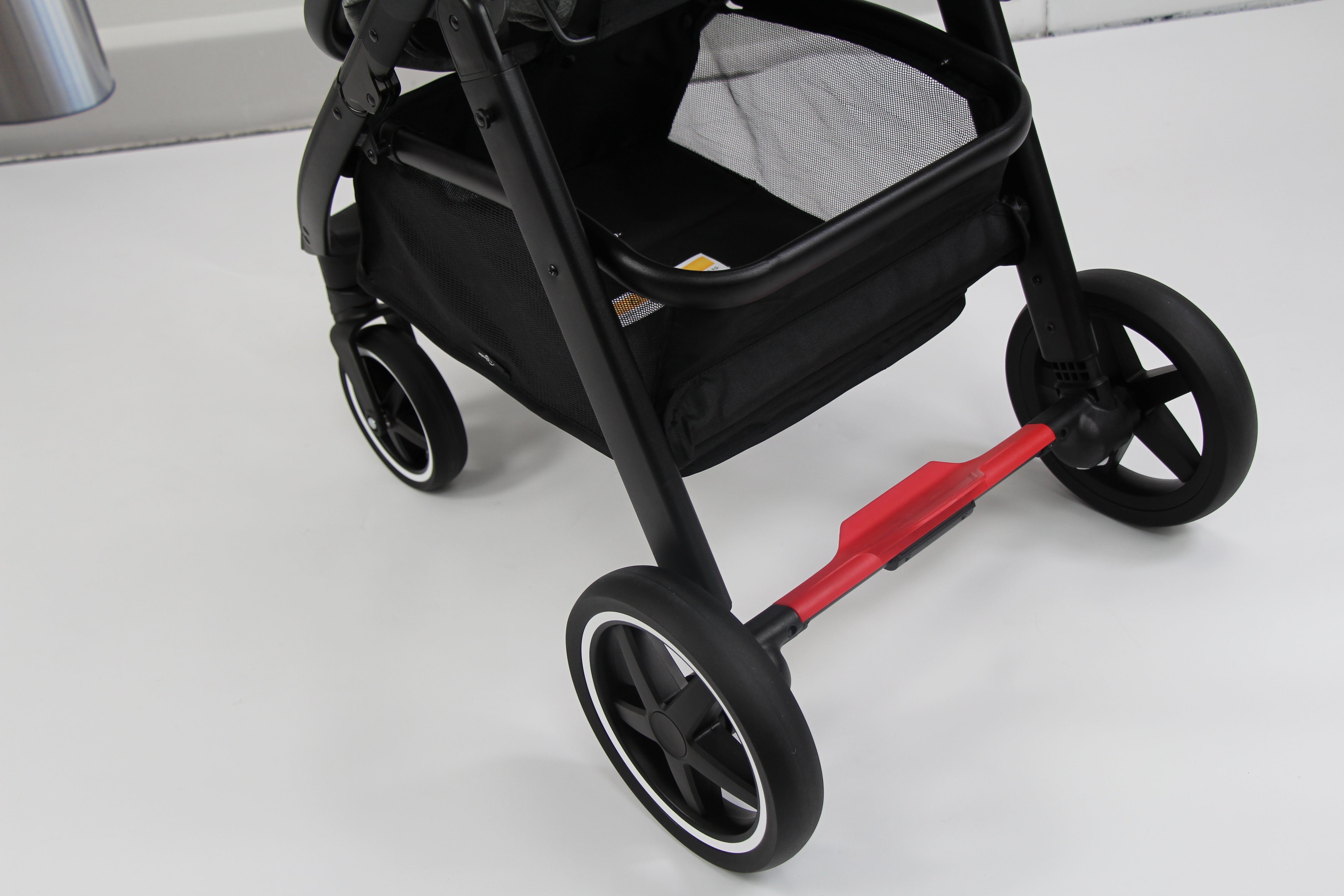 Baby pram / stroller 2 in 1 convertible - grey - Micky Mart