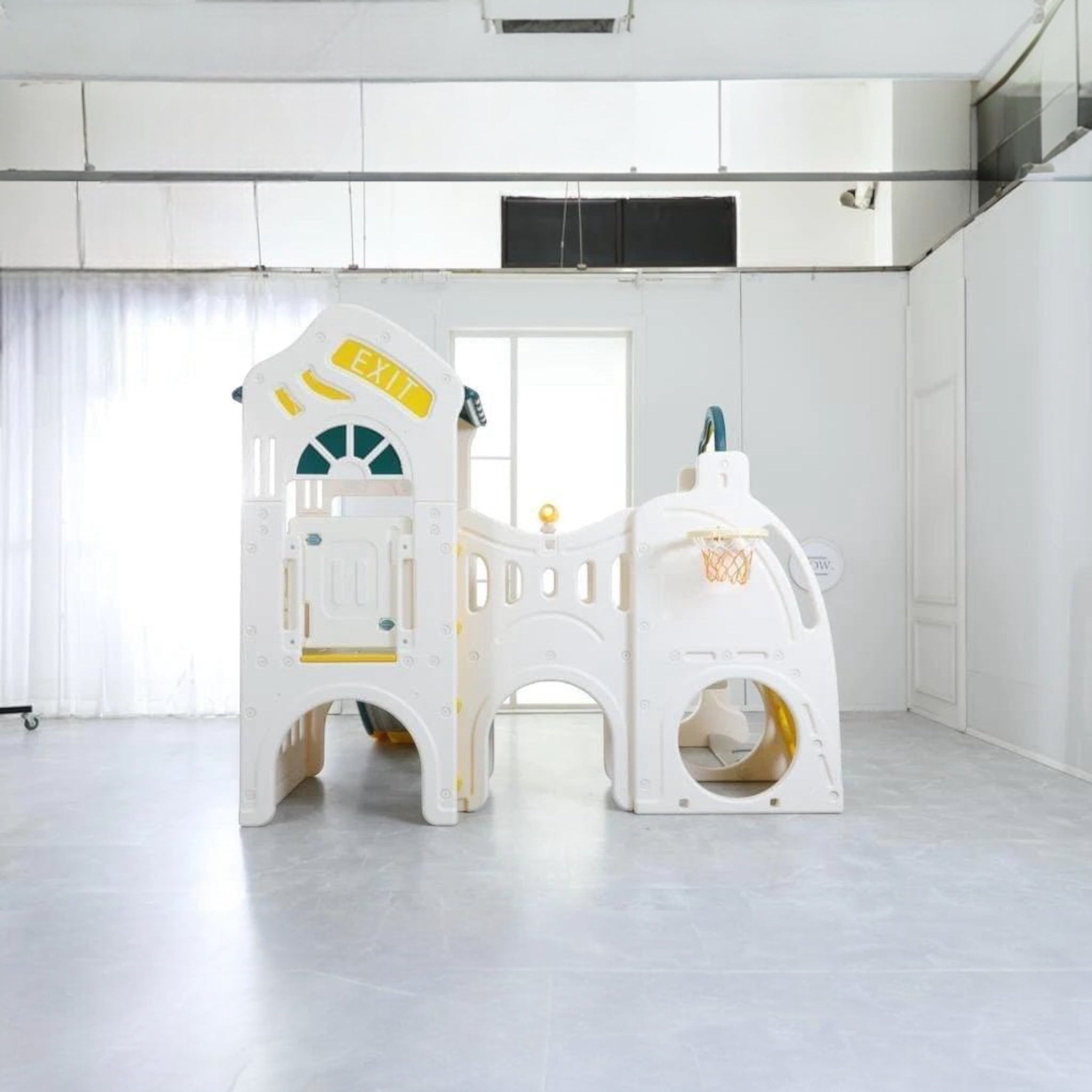 Children castle Giant Slide indoors and outdoors fun time - Micky Mart