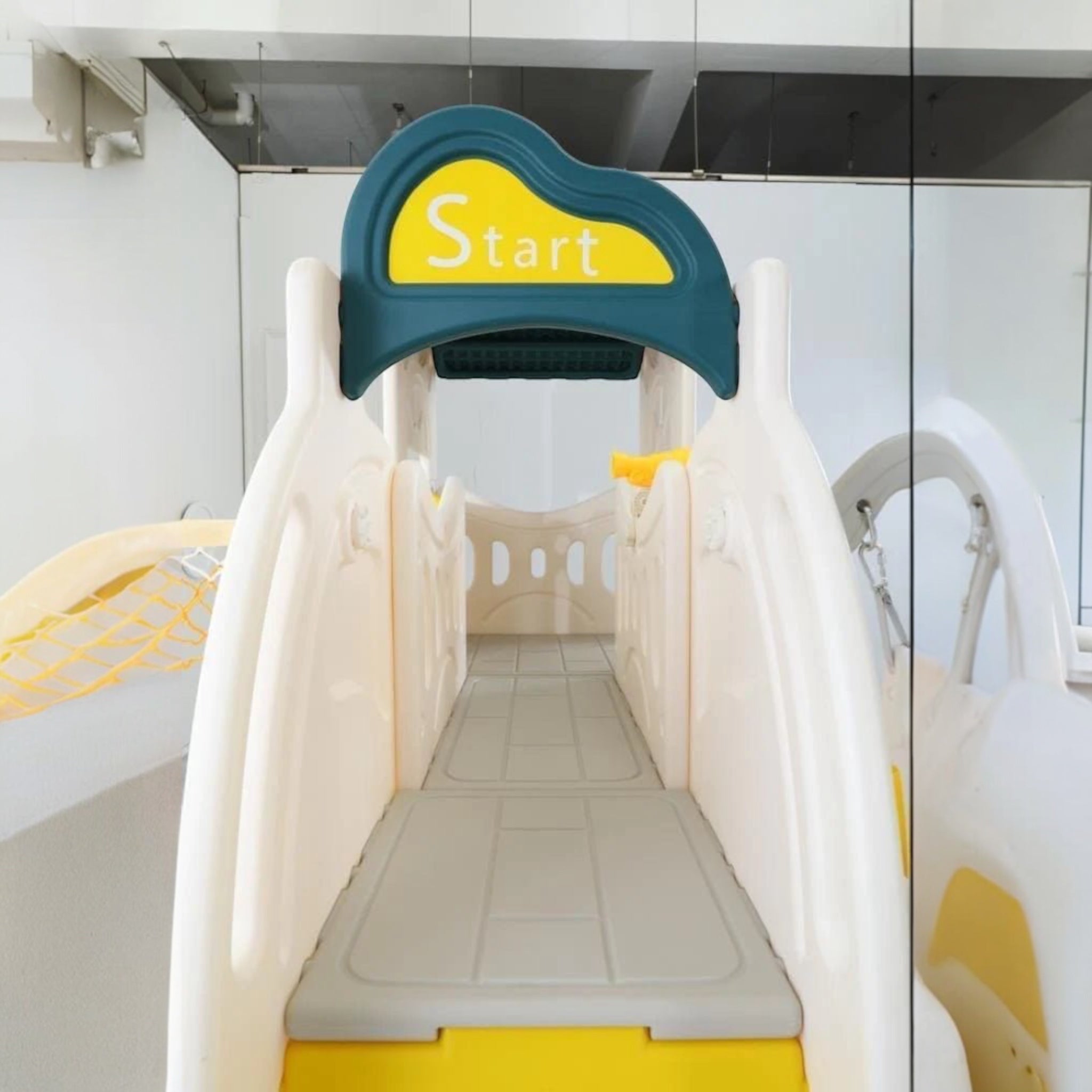 Children castle Giant Slide indoors and outdoors fun time - Micky Mart