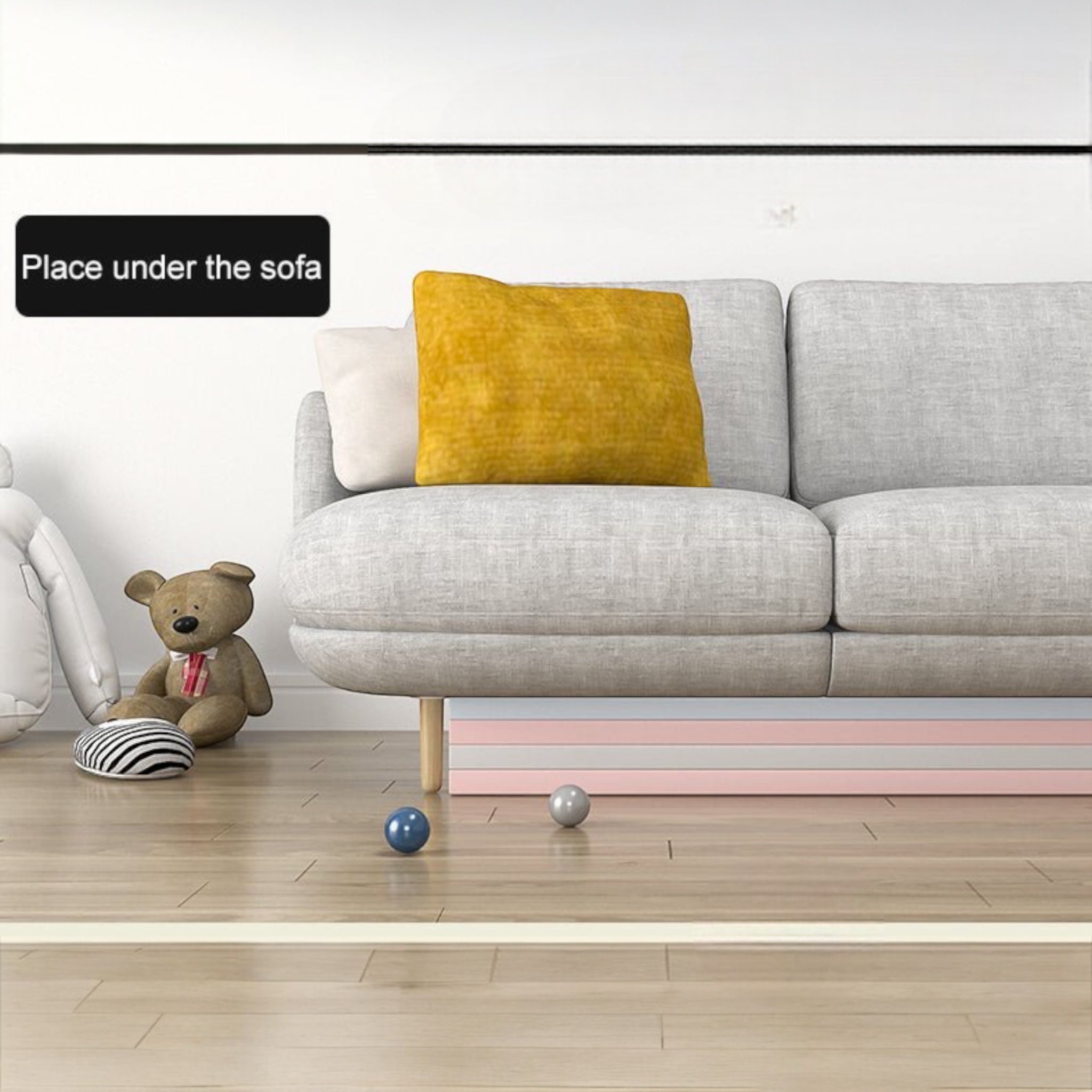 PU Leather Mat 4cm Thickness Crawling Kids Playmat Waterproof - Micky Mart