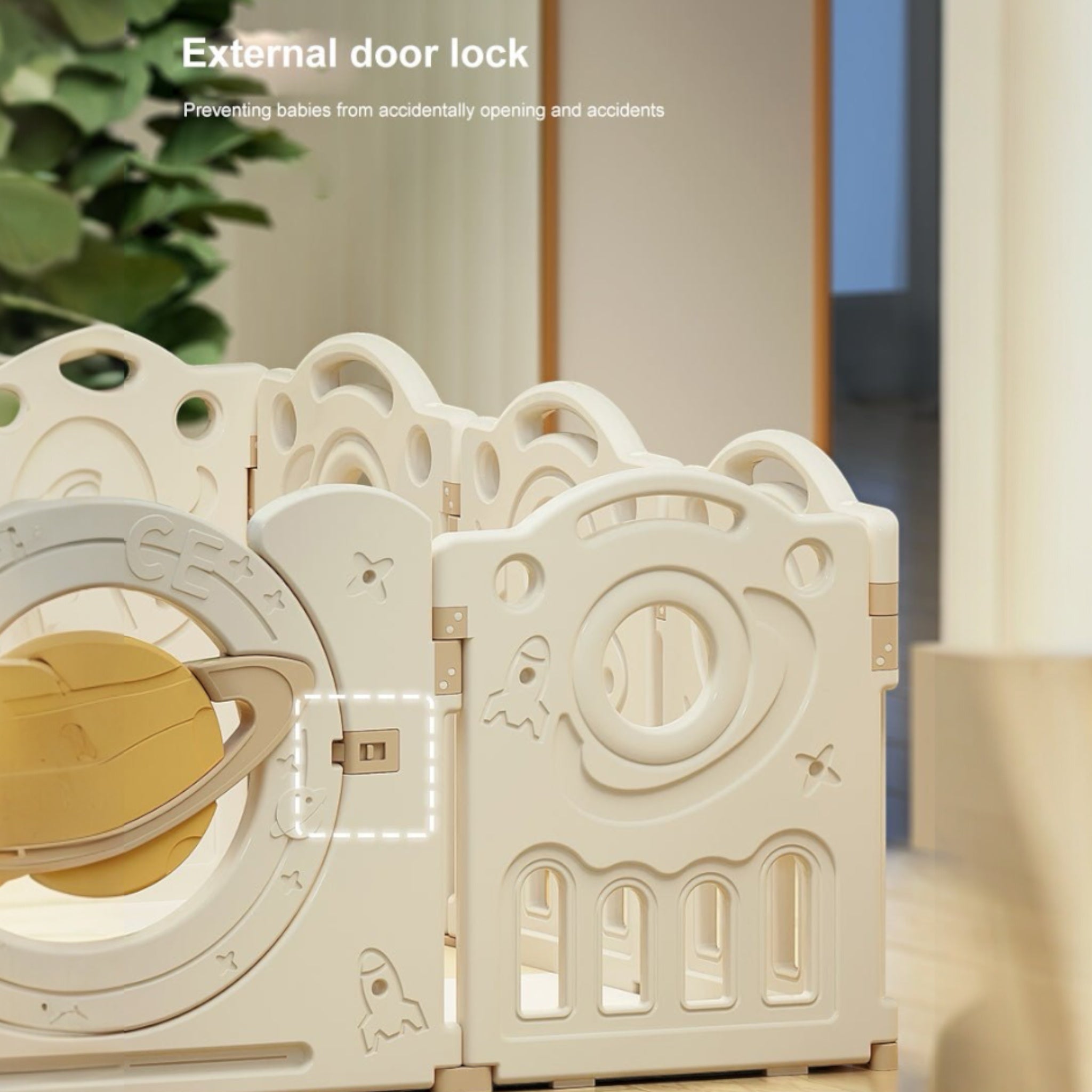 playpen 180x200 cm with slide swing and easel Australia