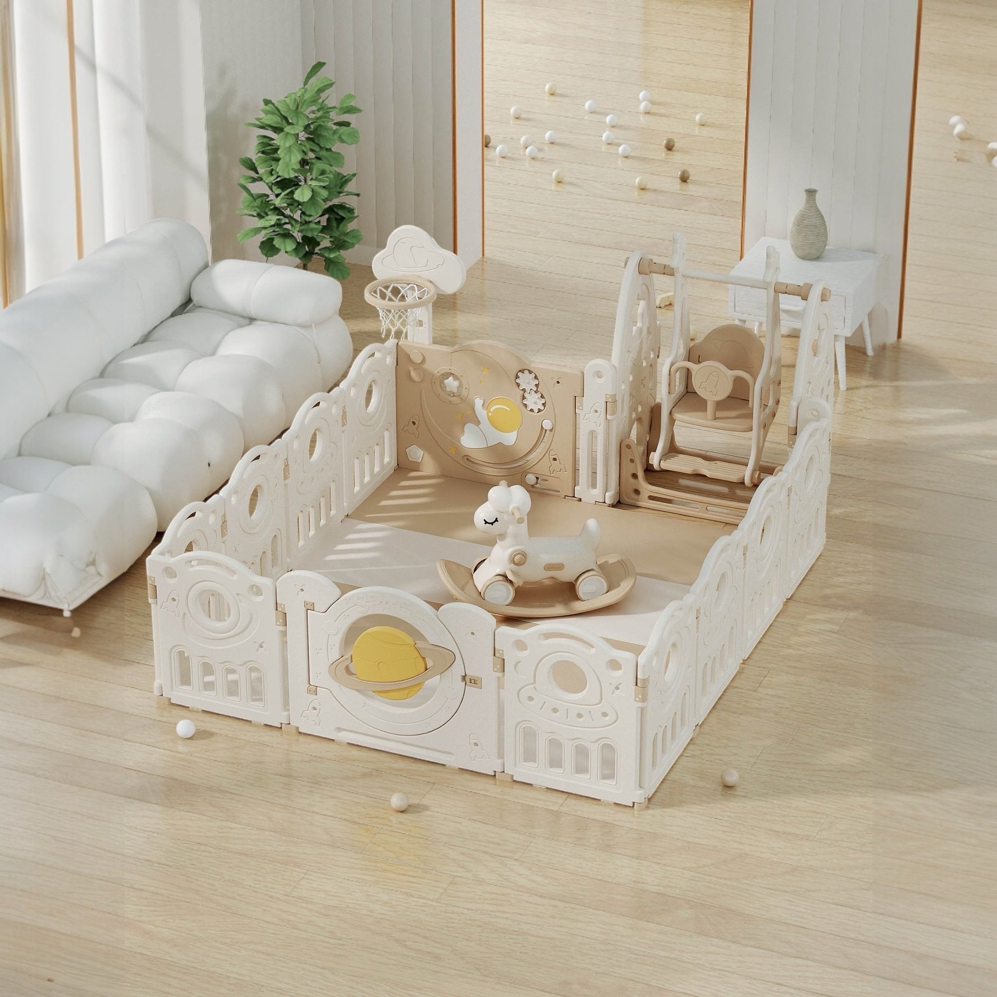 playpen 180x200 cm with gate and swing Australia