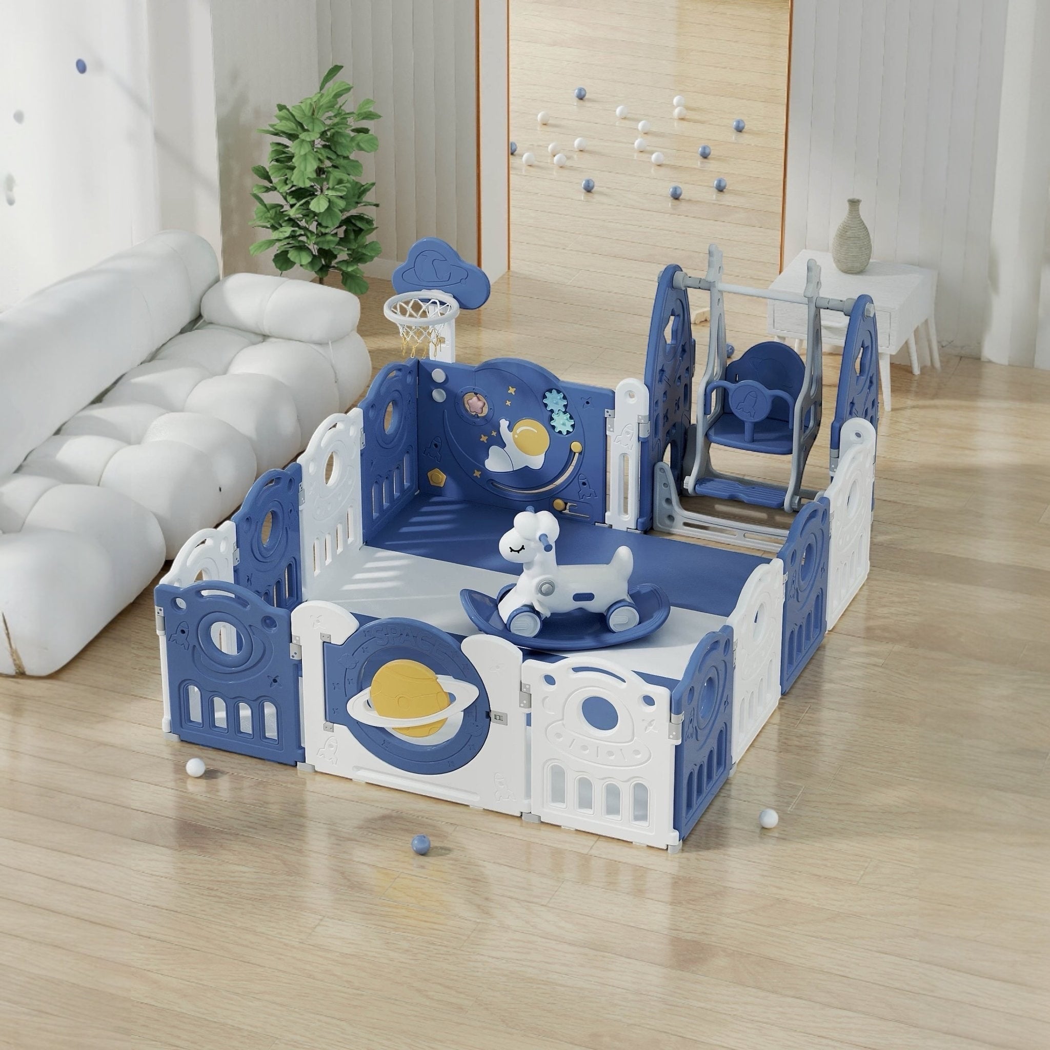 playpen 180x200 cm with gate and swing Australia