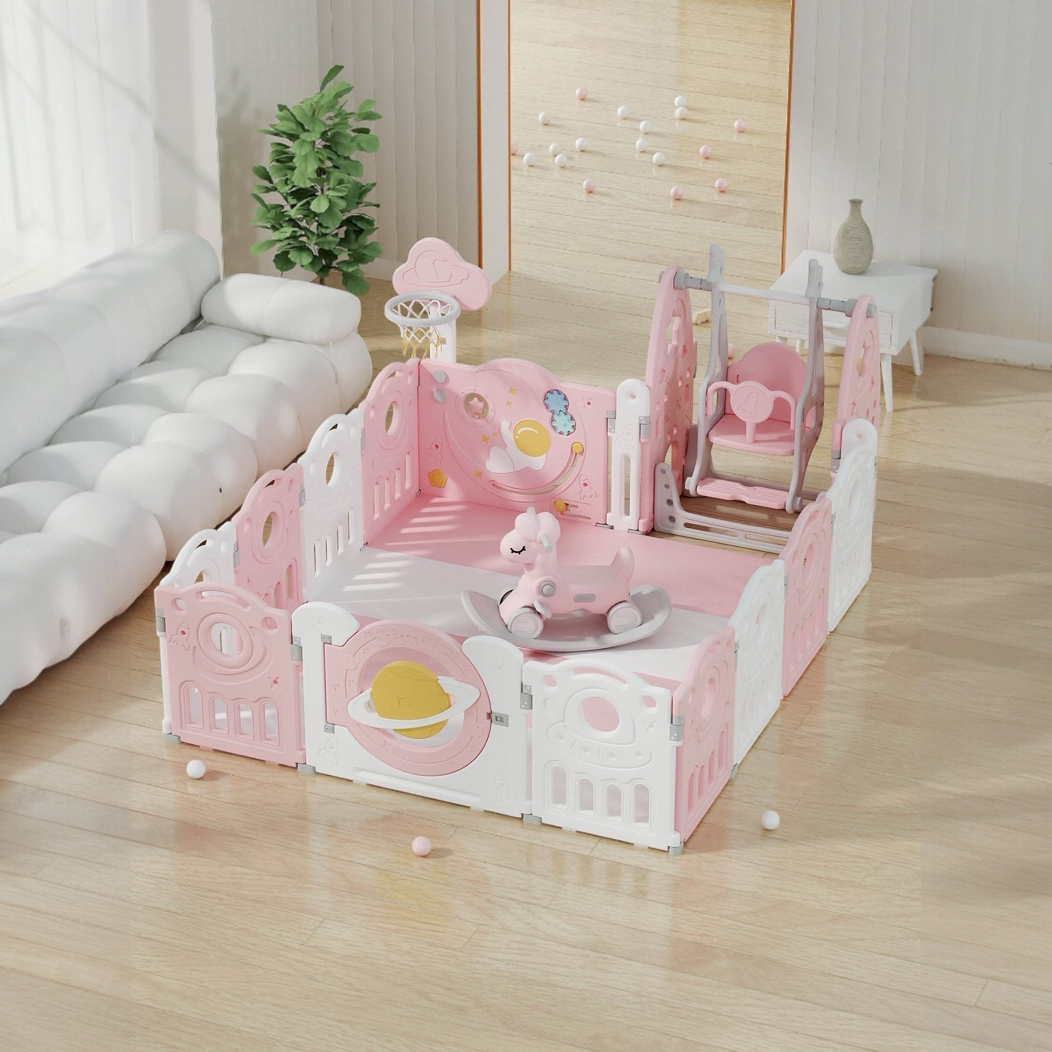 playpen 180x200 cm with gate and swing Australia