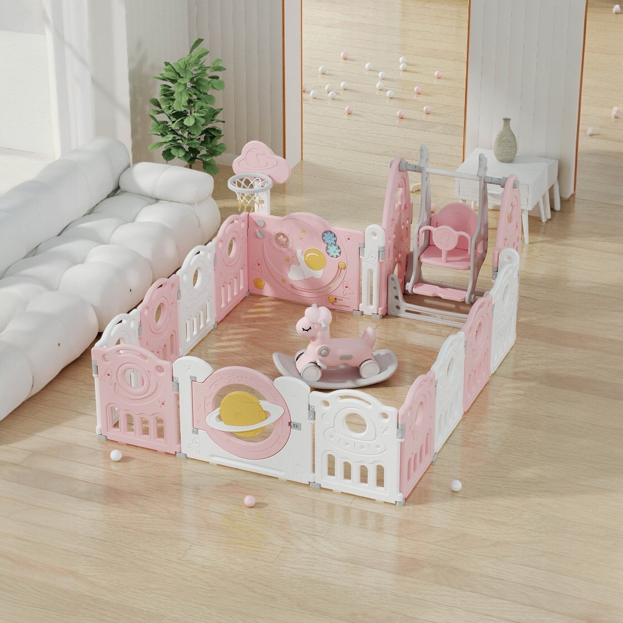 playpen 180x200 cm with gate and swing Australia