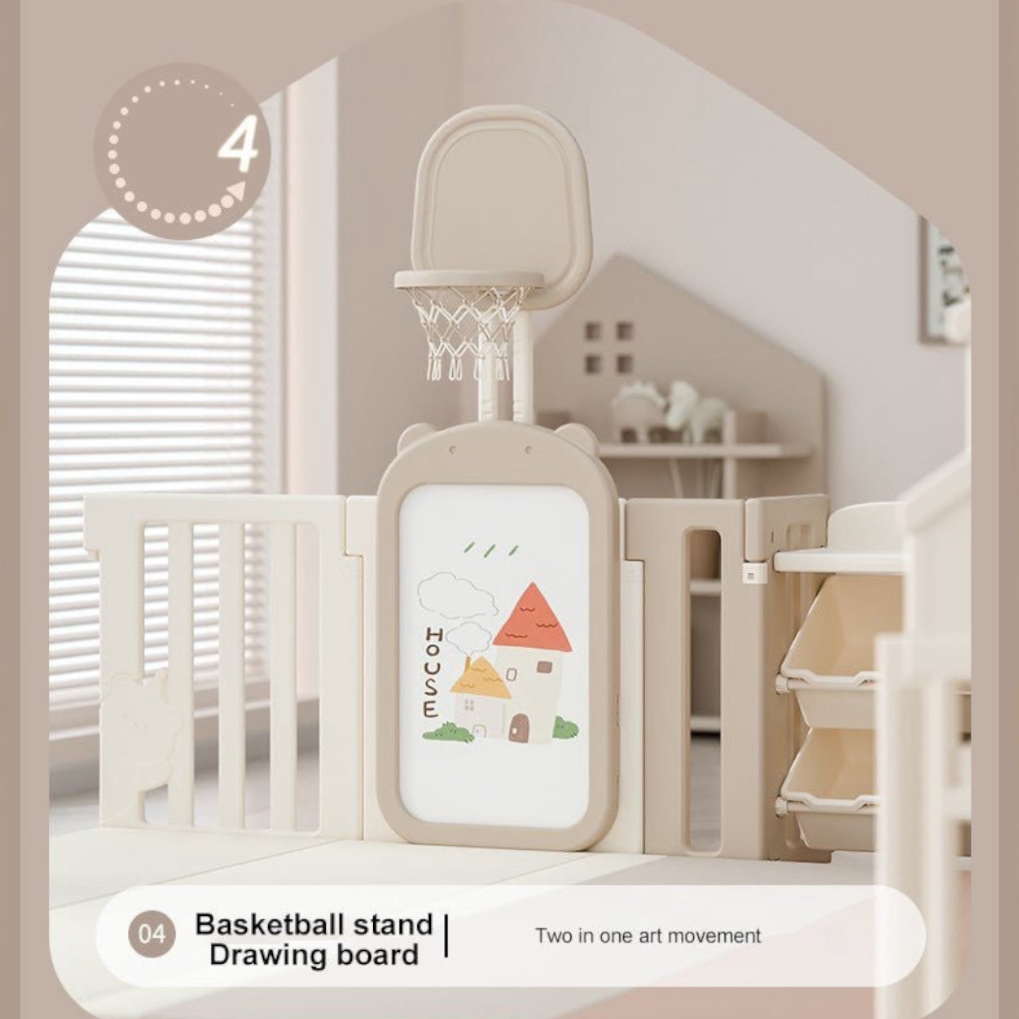 π» Bear Style Playpen β Safe And Fun All-in-One Activity Center - Micky Mart