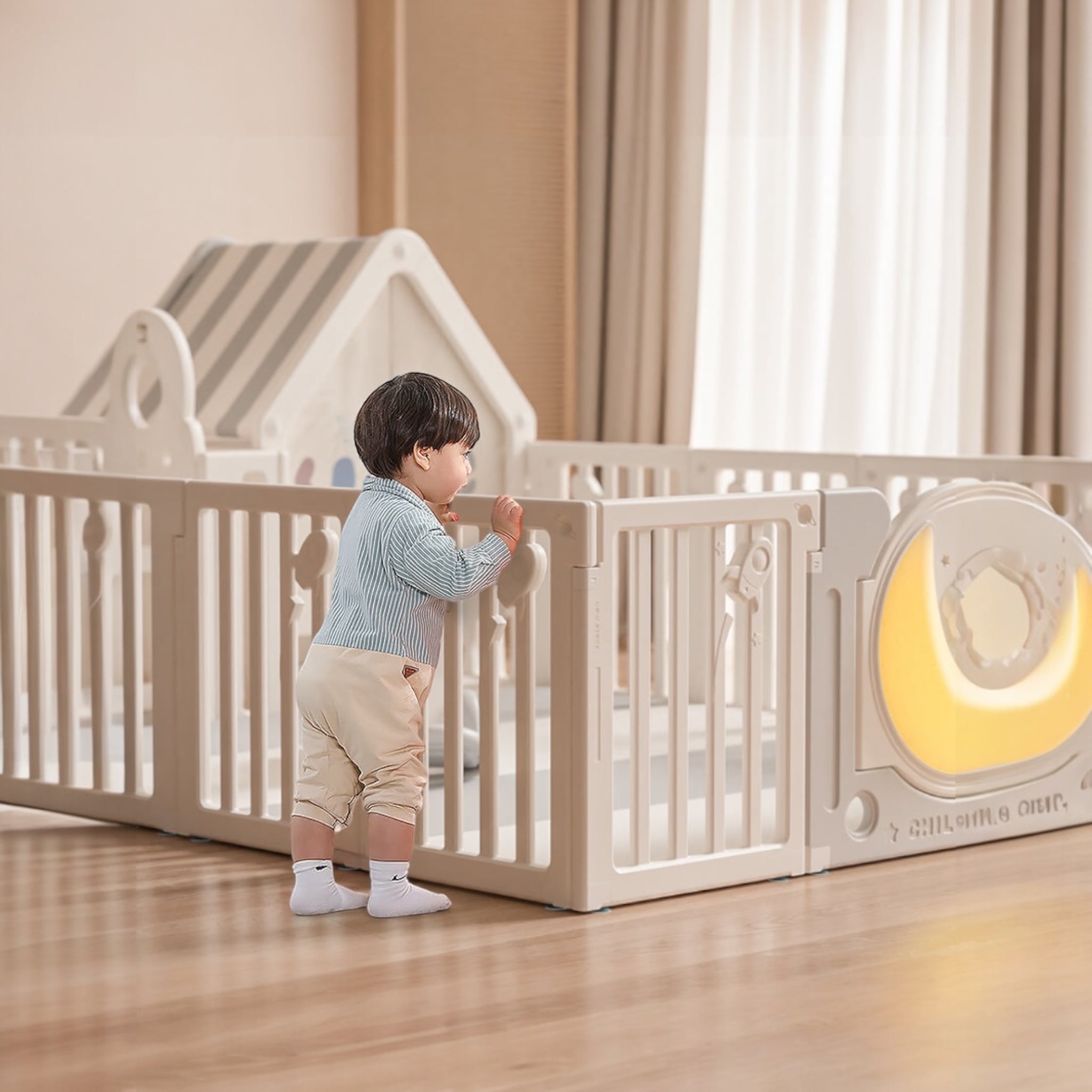 glowing space adventure playpen Australia