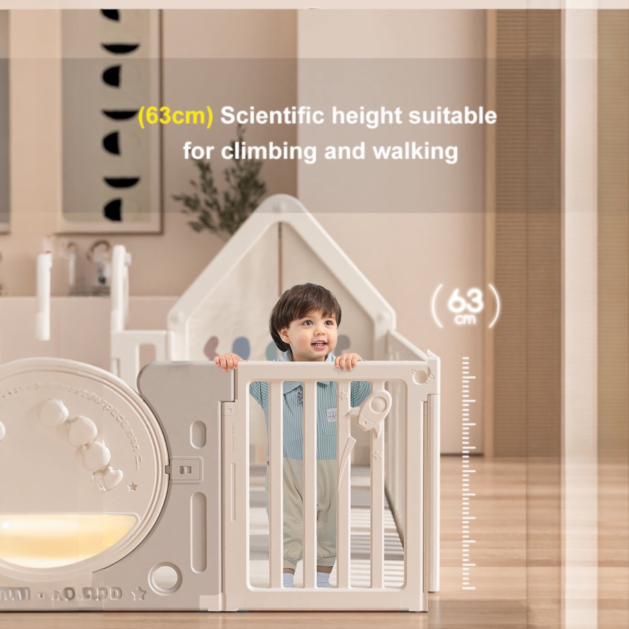 glowing space adventure playpen Australia