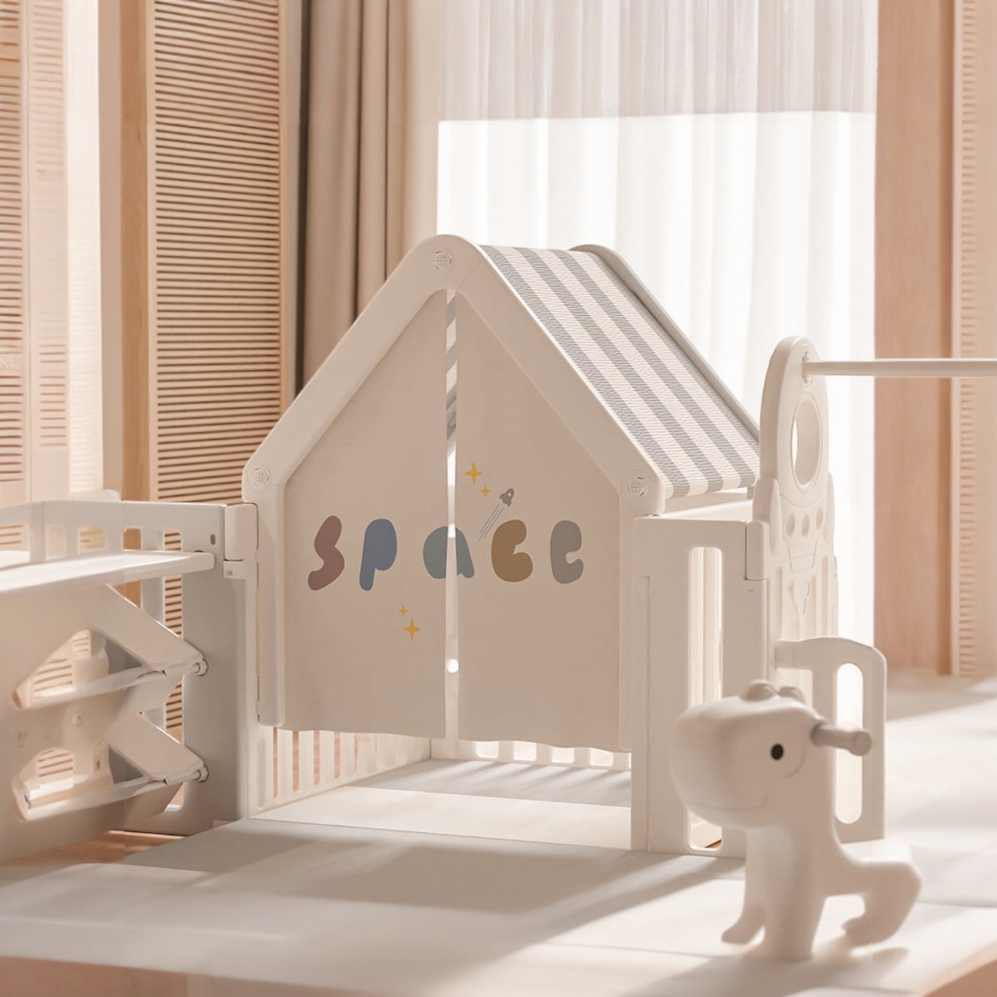 glowing space adventure playpen Australia
