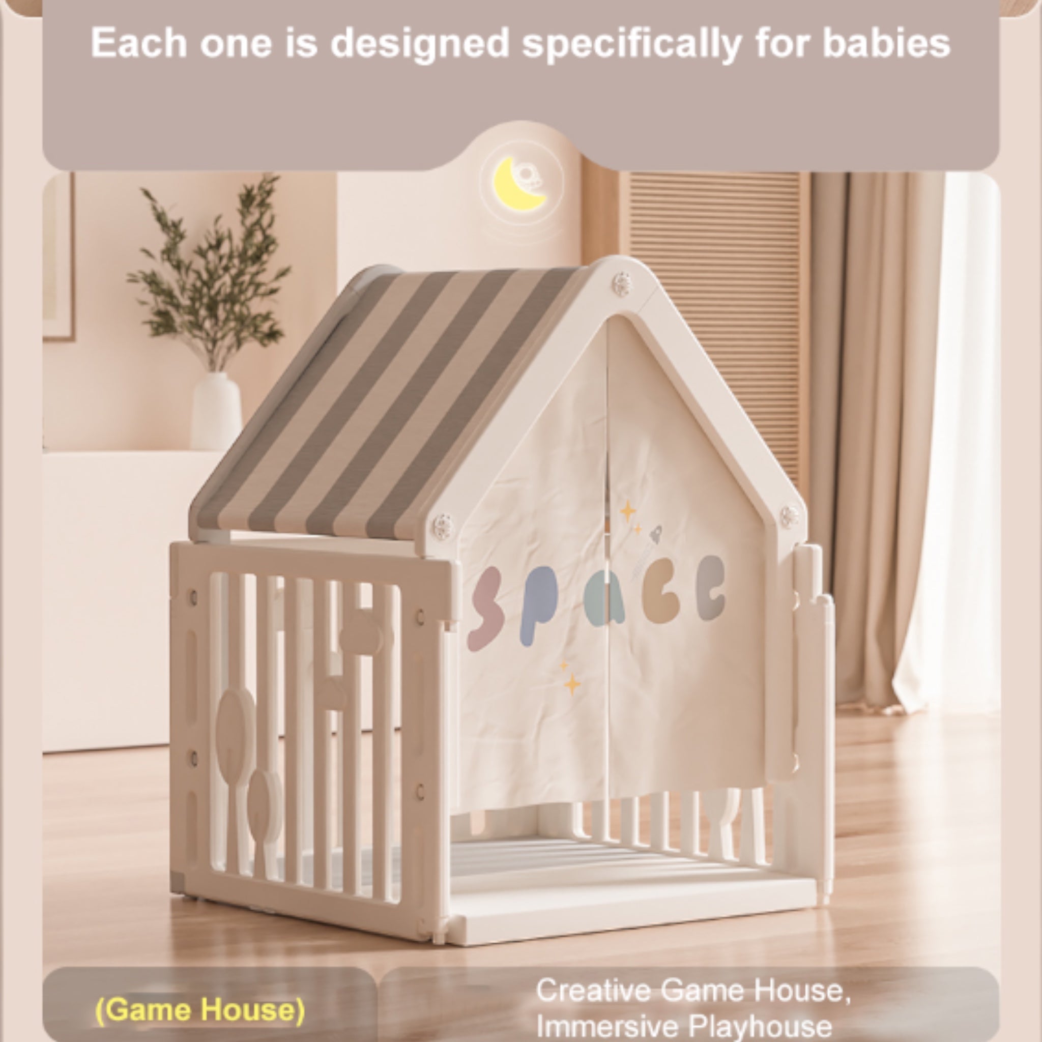 glowing space adventure playpen Australia
