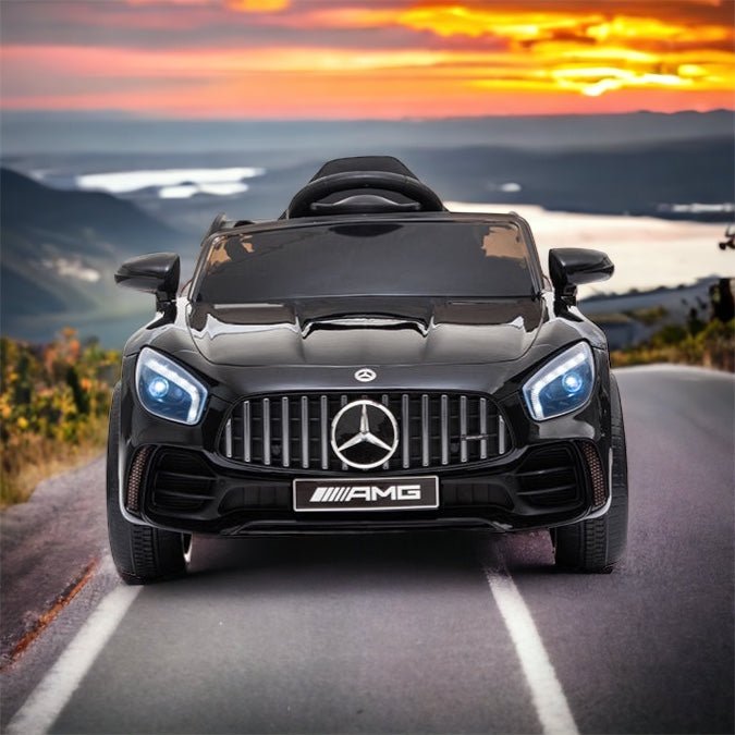 Black 12V Licensed Mercedes Benz GT-R AMG Electric Car - Micky Mart
