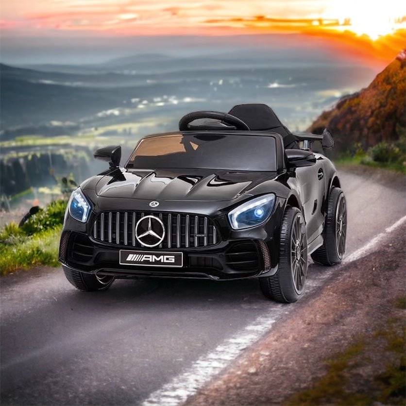 Black 12V Licensed Mercedes Benz GT-R AMG Electric Car - Micky Mart