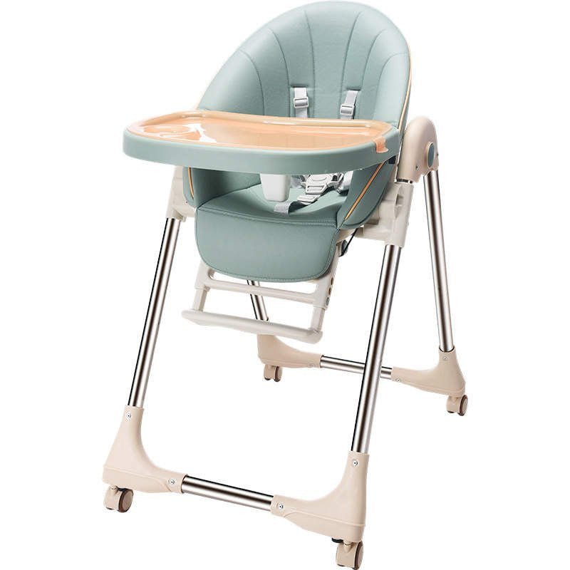 Adjustable baby high chair and feeding table – customizable height and tray design