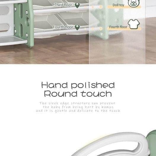 Children's Toy Shelf Bedroom Plastic Toy Self Children's Furniture Set Small Bookshelf - Micky Mart