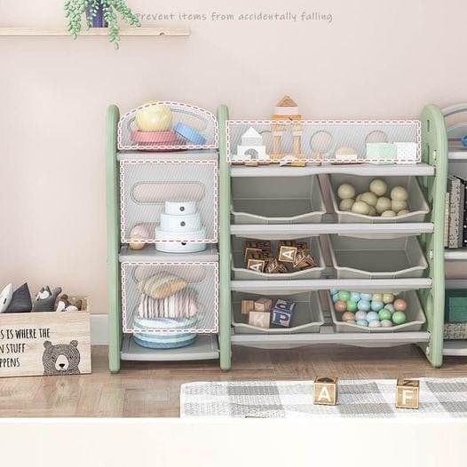 Children's Toy Shelf Bedroom Plastic Toy Self Children's Furniture Set Small Bookshelf - Micky Mart