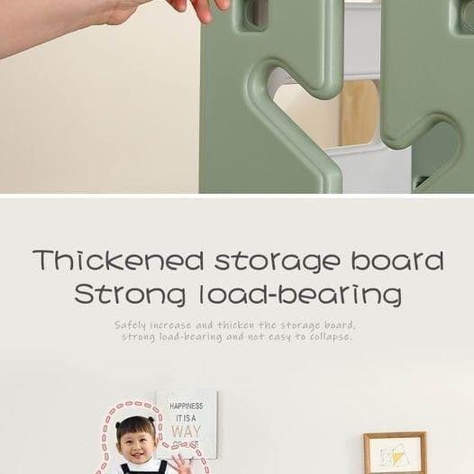 Children's Toy Shelf Bedroom Plastic Toy Self Children's Furniture Set Small Bookshelf - Micky Mart