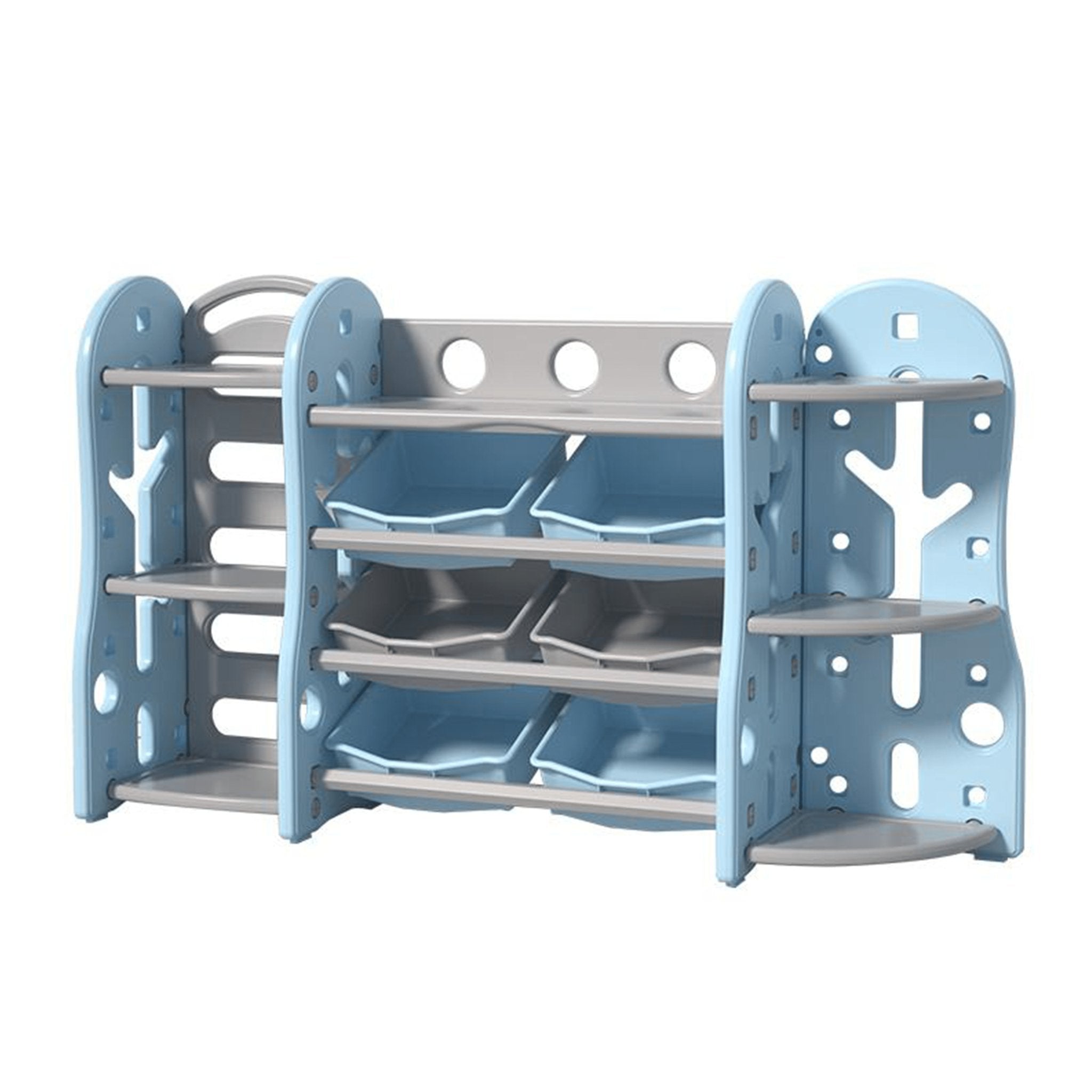 Children's Toy Shelf Bedroom Plastic Toy Self Children's Furniture Set Small Bookshelf - Micky Mart