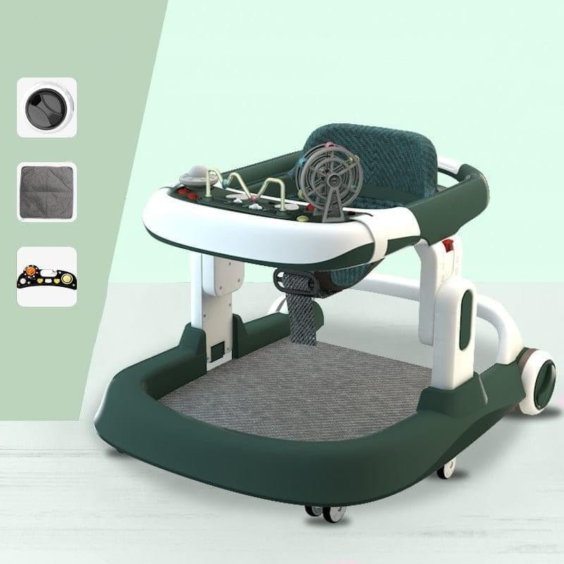 Baby walker with interactive speed wheel and activity center – for babies up to 18 months