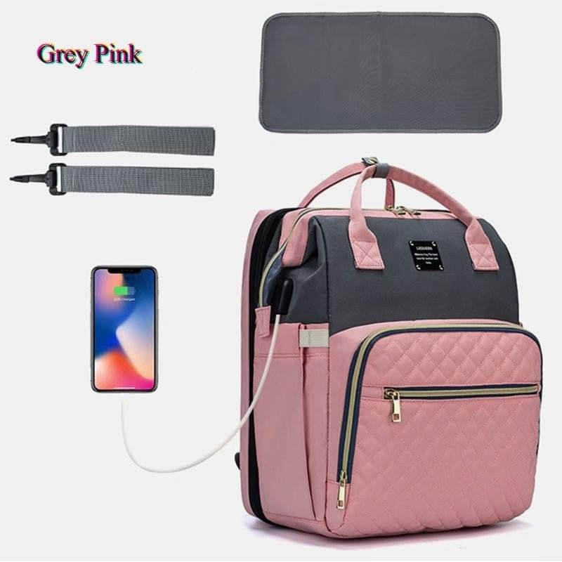 Mother And Baby Double Shoulder Diaper Backpack - Micky Mart