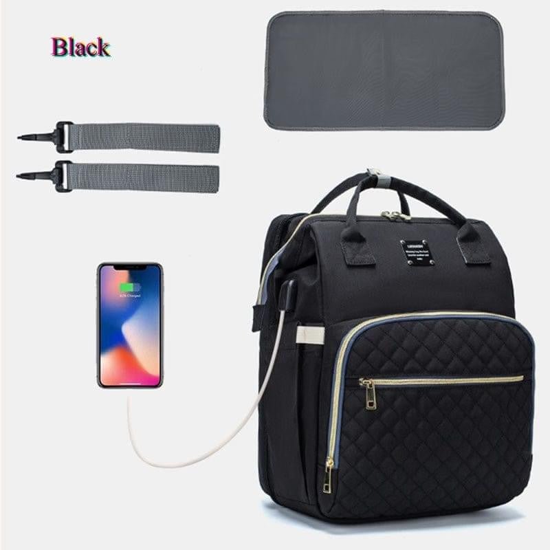 Mother And Baby Double Shoulder Diaper Backpack - Micky Mart