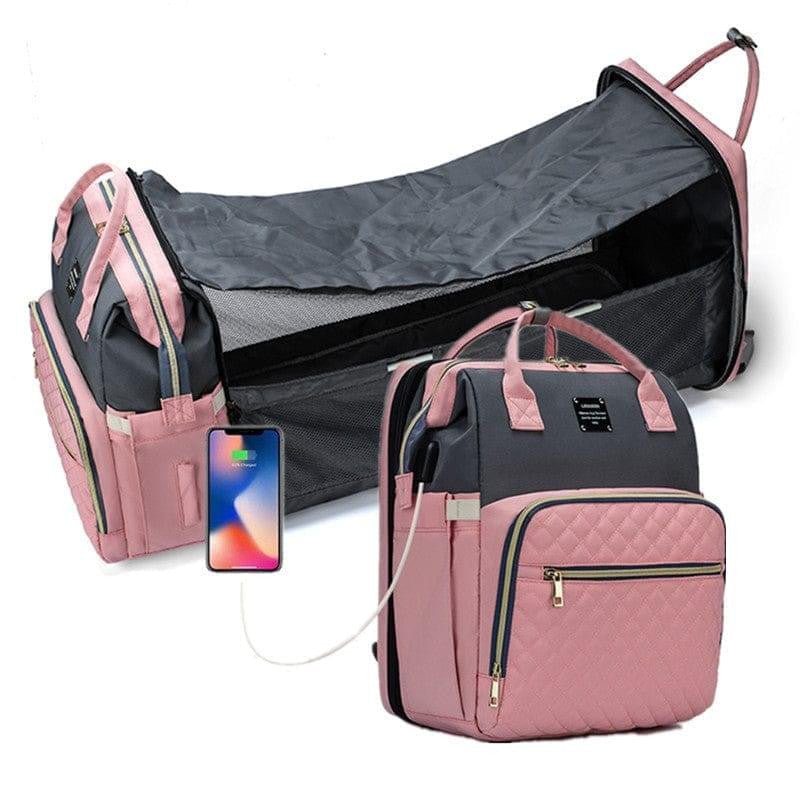 Mother And Baby Double Shoulder Diaper Backpack - Micky Mart