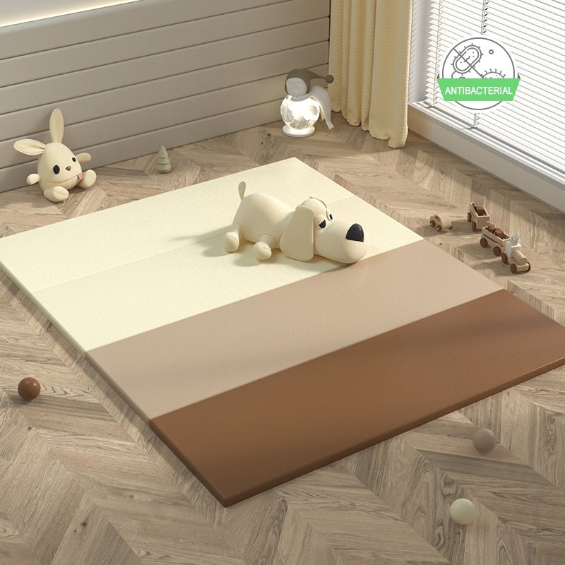 PU Leather Mat 4cm Thickness Crawling Kids Playmat Waterproof - Micky Mart