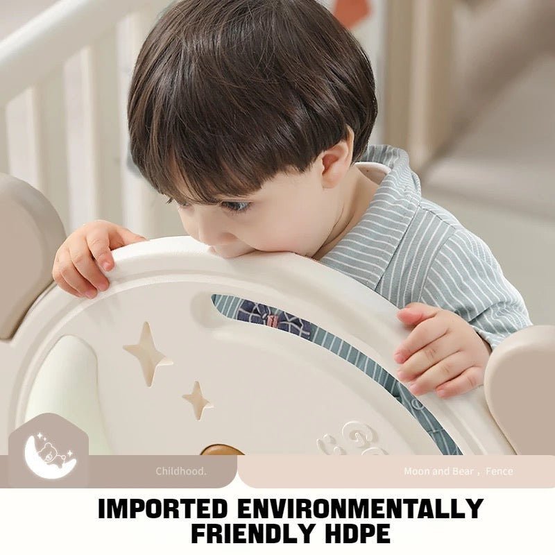 Glowing Teddy Bear 🧸 Playpen Combination With A Small House & More Features - Micky Mart