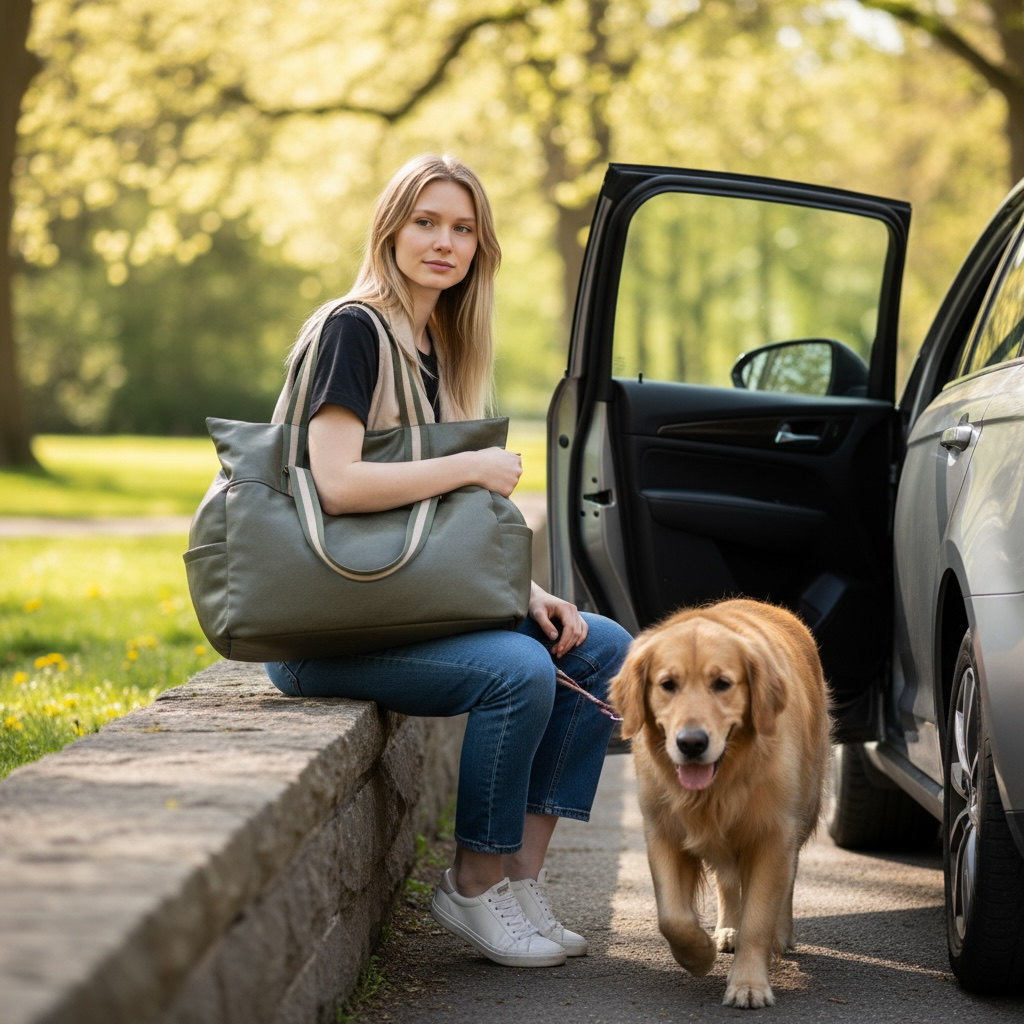🐾 Luxury Pet Home & Car Seat – Safety, Comfort & Style