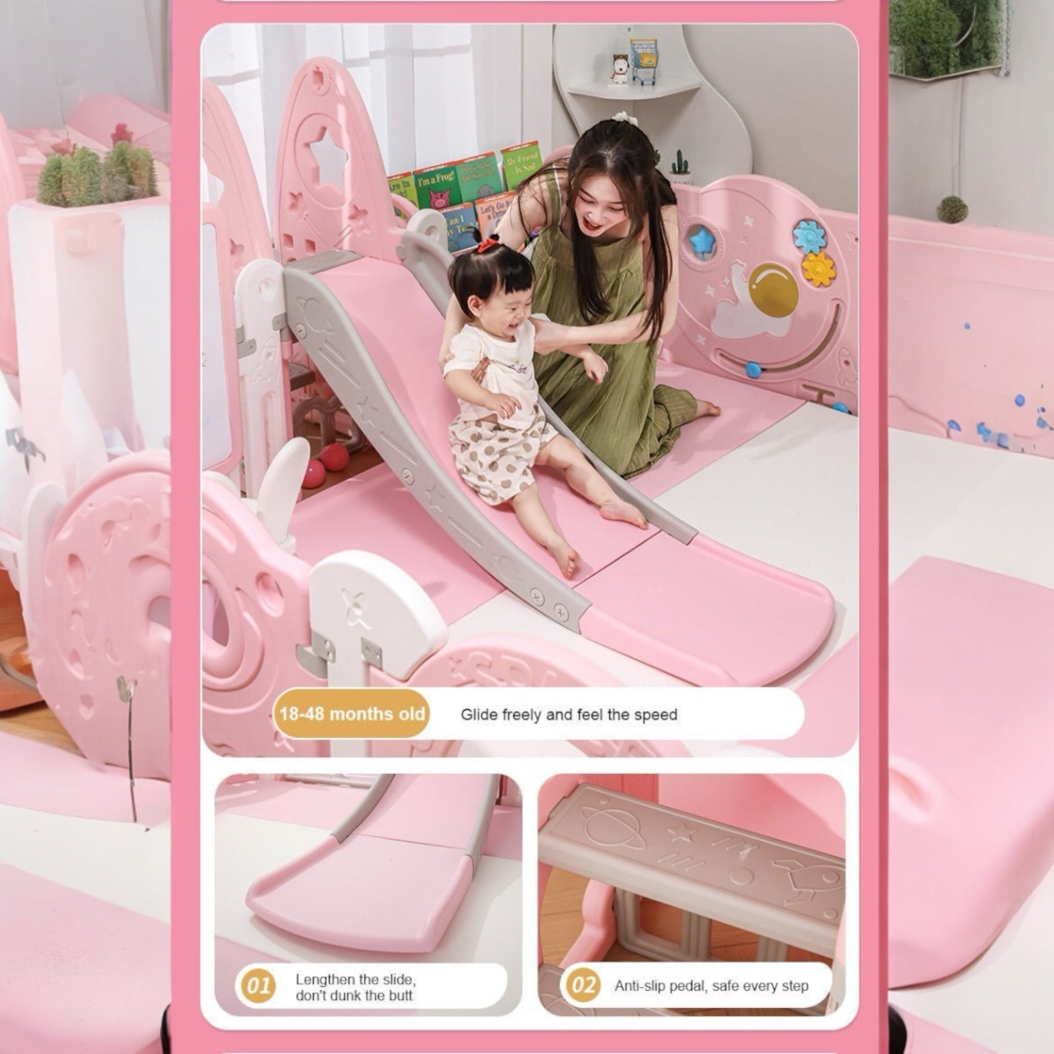 Multi-Combination Luxury Baby Play Yard Safety Plastic Fence Kids Large Playpen Portable Playground For Children Indoor