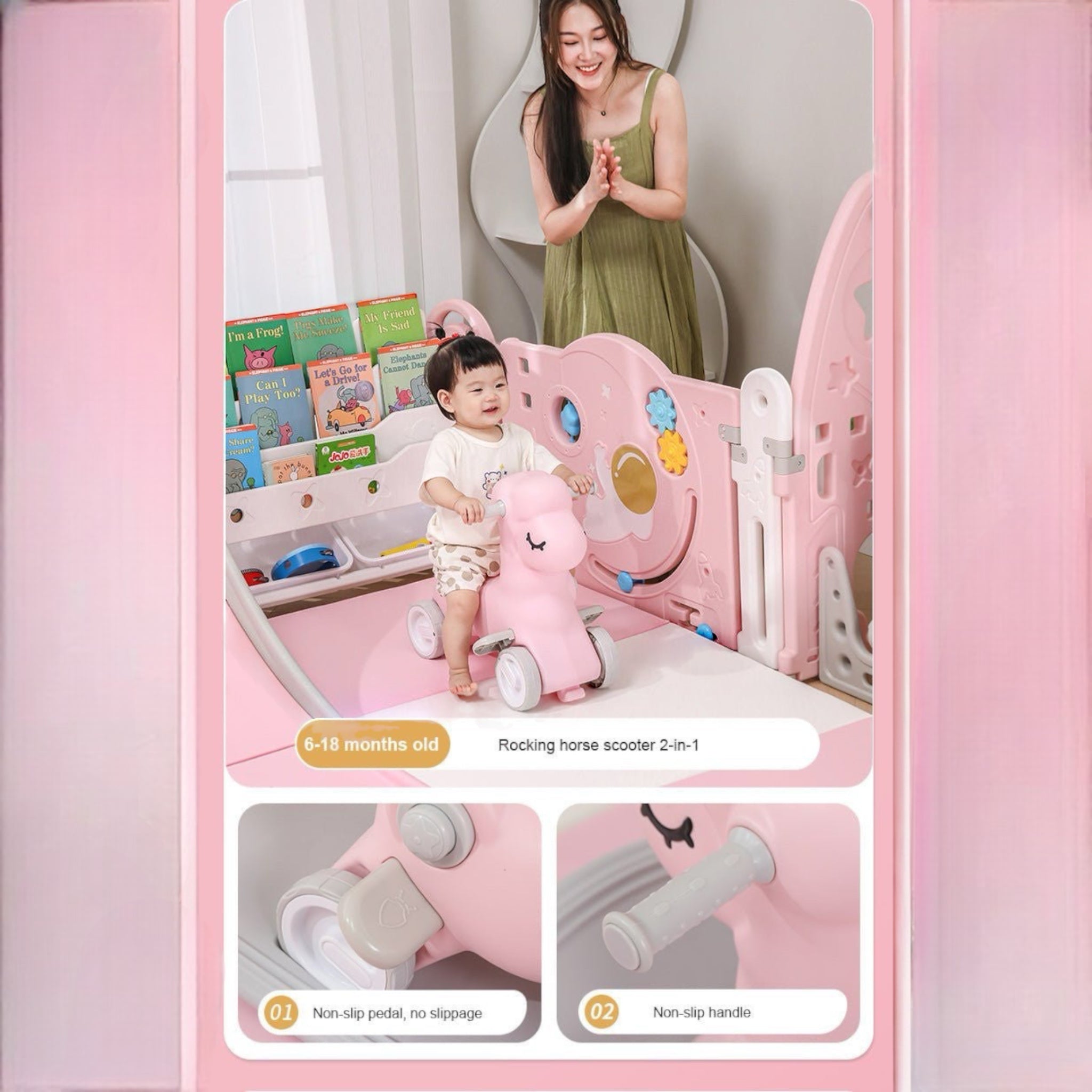 Multi-Combination Luxury Baby Play Yard Safety Plastic Fence Kids Large Playpen Portable Playground For Children Indoor