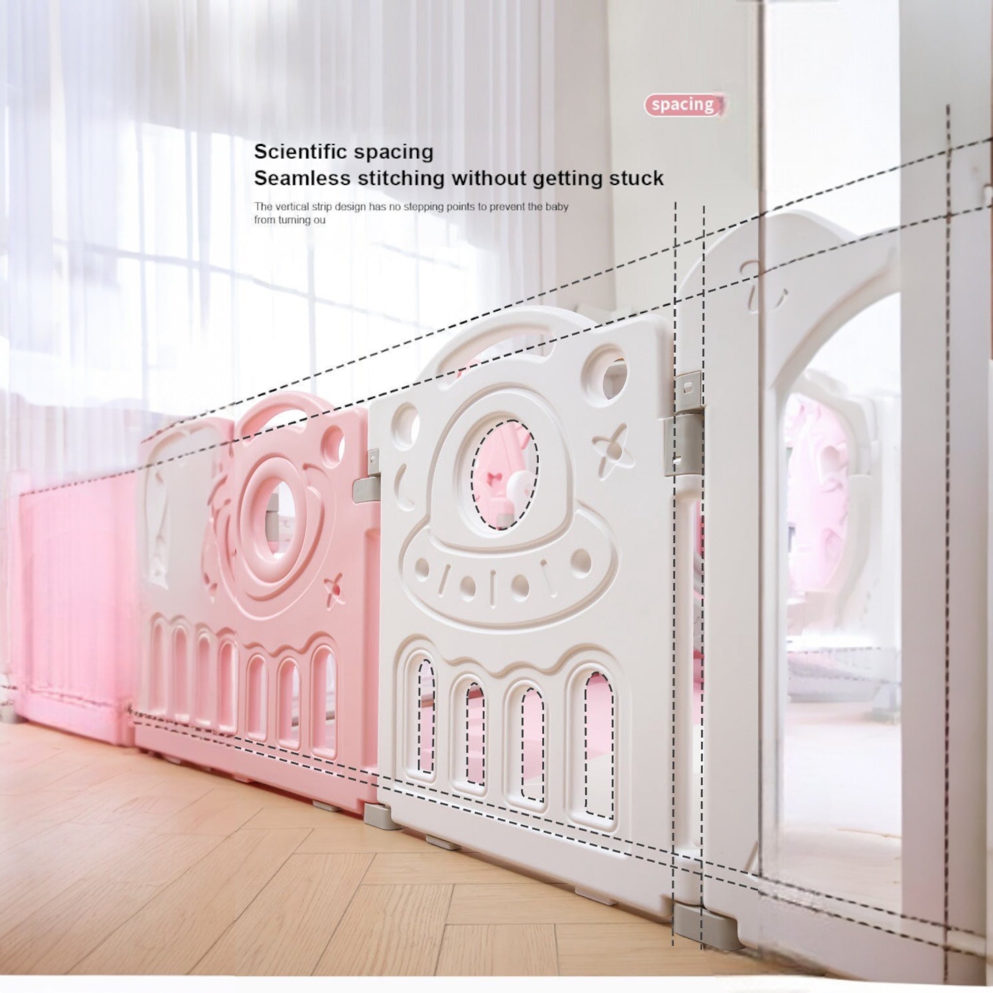 Multi-Combination Luxury Baby Play Yard Safety Plastic Fence Kids Large Playpen Portable Playground For Children Indoor