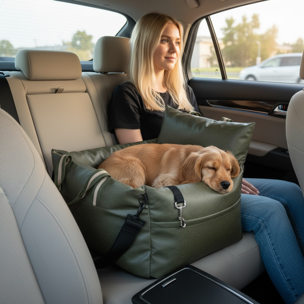 🐾 Luxury Pet Home & Car Seat – Safety, Comfort & Style