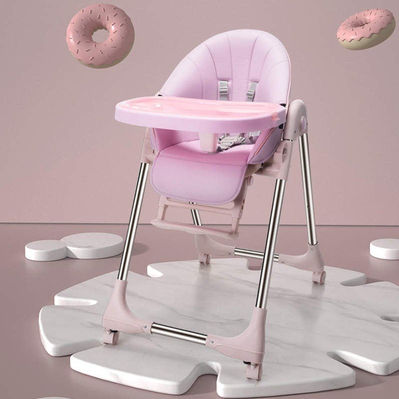 Baby High Chair Feeding Table Multiple Adjustable
